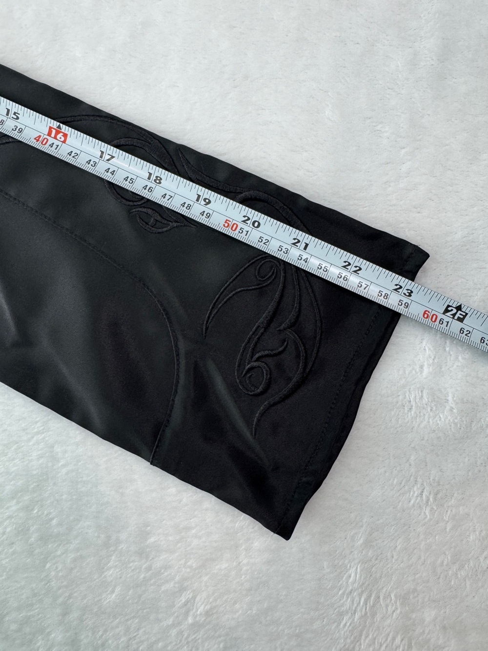 Vintage 2005 Harley-Davidson Black Satin Embroidered Hook Eye Shirt Women’s S - Picture 13 of 13